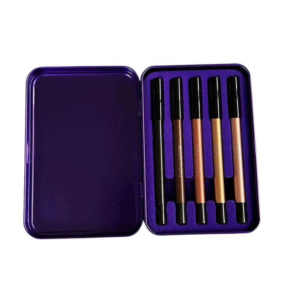 Beauty People Special Edition Tin Gel Liner Set Modern Snow White K-Beauty NWT